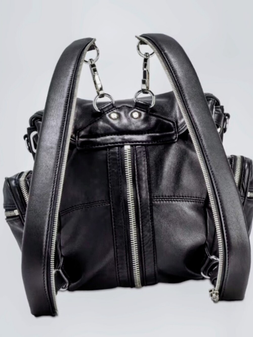 Alexander Wang Black Leather Marti Converible Backpack - Picture 7 of 15